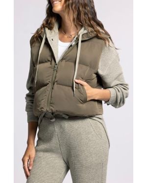 Thread & Supply Issey Puffer Vest - Multicolor