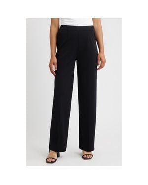 Misook Nancy Wide Leg Knit Pants - Black