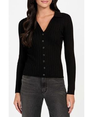 Guess Miranda Rib Cardigan - Black