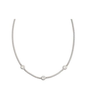 LOUPN Flower Path Necklace - White