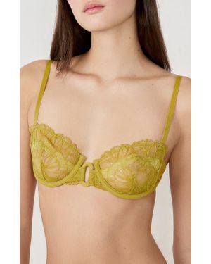 Etam Hedonisme N°9 Classique Lace Underwire Bra - Green
