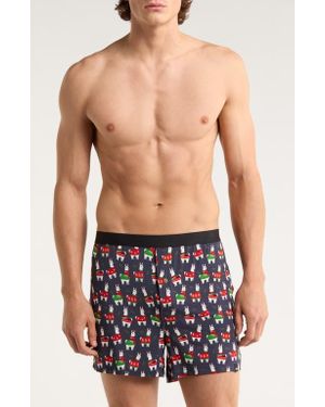 Meundies Knit Boxers - Blue