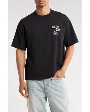 PacSun Miss Me Cotton Graphic T-Shirt - Black