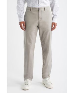 Nordstrom Straight Stretch Cotton Chinos - Gray