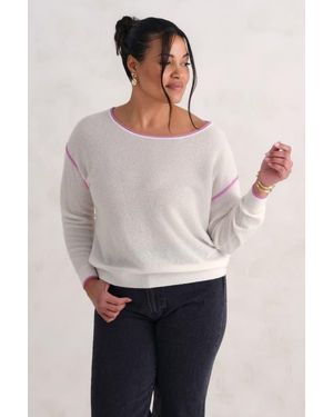 KADA The Awaken Boatneck Long Sleeve - White