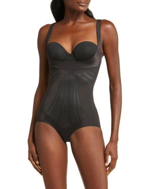Miraclesuit Modern Miracle Open Bust Shaping Bodysuit - Black