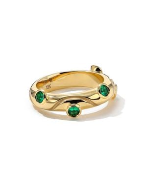 Mark Henry Riva Crest Ring - Metallic