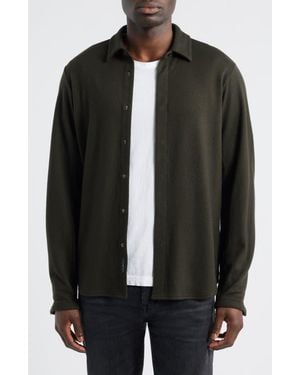 Rag & Bone Japanese Wool Precision Shirt - Black