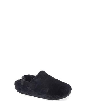 Nike Calm Faux Fur Mule - Black
