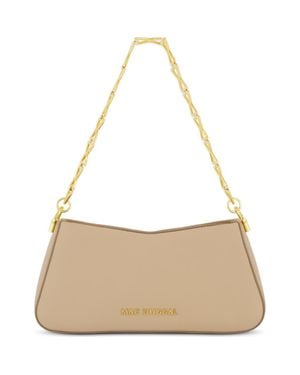 Mac Duggal Nappa Leather Strap Shoulder Bag - Natural