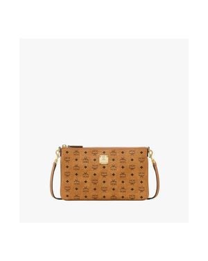 MCM Aren Crossbody Pouch - White