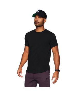 Fabletics The 24-7 Tee Curved Hem - Black