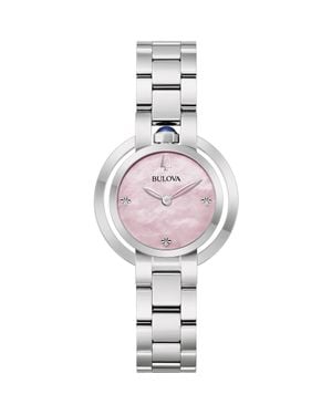 Bulova Rubaiyat Bracelet Watch, 30.5Mm - Pink