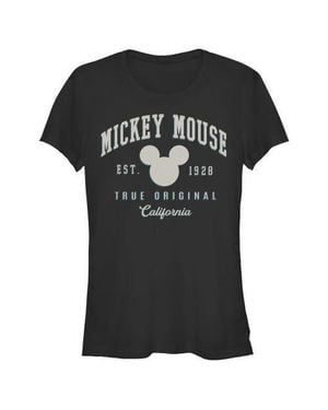 Mickey & Friends Junior's True Original California T-Shirt - Black