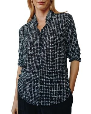 Bella Dahl Woven Button-Up Shirt - Blue
