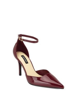 Nine West Graysin Faux Leather Pointed Toe Pump - Pink