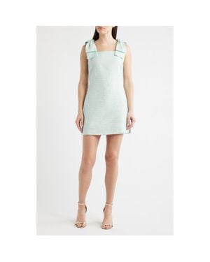 Lilly Pulitzer Anders Skirted Tweed Romper - Blue