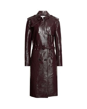 Courreges Vinyl Trench Coat - Brown