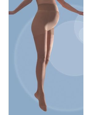 Cache Coeur Activ' Light Maternity Tights - Blue