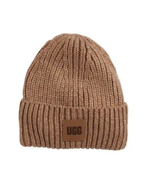 UGG Chunky Ribbed Beanie - Brown