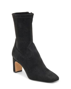Dolce Vita Roan Block Heel Bootie - Black