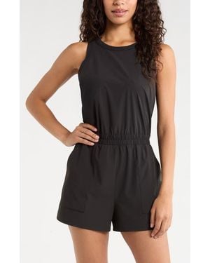 Zella Atlas Short Romper - Black