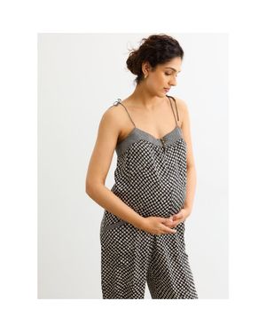 Hatch Collection The Portia Jumpsuit - Gray