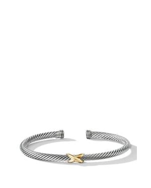 David Yurman X Classic Cable Station Bracelet - White