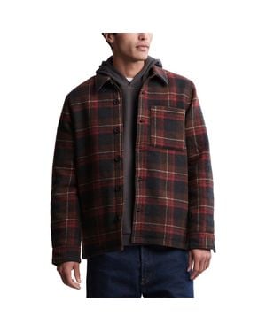 Barefoot Dreams Plaid Shacket - Brown