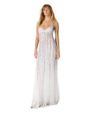 Missoni Sleeveless Long Dress - White