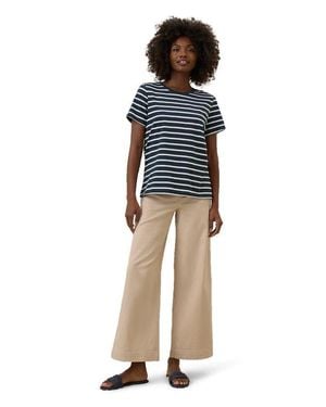 Pact Organic Cotton Softspun Crew Neck Tee - Blue