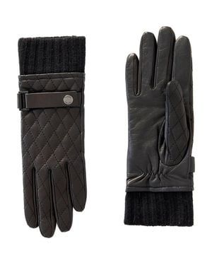 Mackage Fia Etip Quilted Leather Gloves - Black