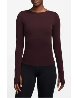 Nike Zenvy Dri-Fit Open Back Top - Purple