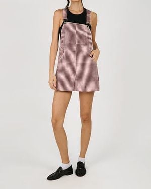 WeWoreWhat Basic Short Overall - Pink