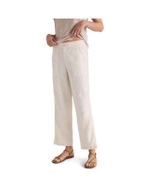 Haven Well Within Heavyweight Linen Wide Leg Pants - Natural