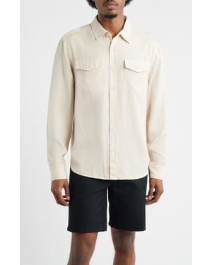 Brixton Cool Comfort Wayne Button-Up Shirt - White