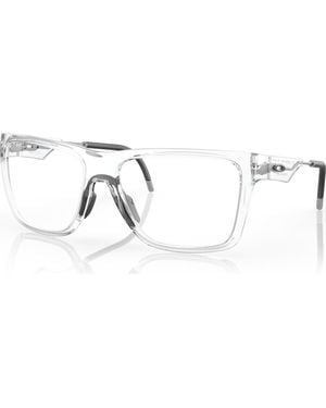 Oakley 56Mm Square Optical Glasses - Metallic