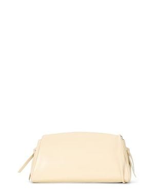 STAUD Maude Convertible Leather Clutch - Natural
