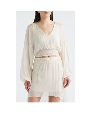 DELUC Forum Crop Top - White