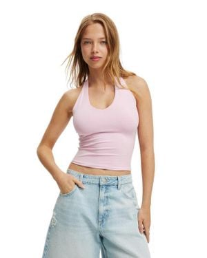 Cotton On All Day V-Neck Halter - White
