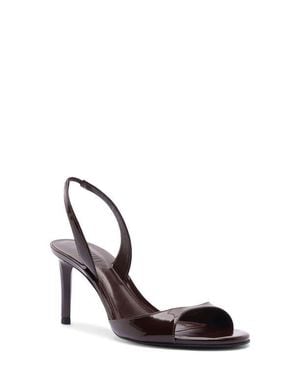 SCHUTZ SHOES Scarlett Mid Slingback Sandal - Black