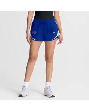 Nike Buffalo Bills Tempo Mid-Rise Dri-Fit Shorts - Blue