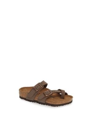 Birkenstock Kids' Mayari Birko-Flor Slide Sandal - Brown