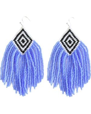 Fosterie Embera Earrings - Blue