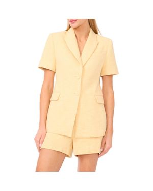 Ted Baker Eugenia Short Sleeve Cotton Blend Tweed Jacket - Natural