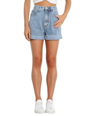 Petal & Pup Daisy Denim Shorts - Blue