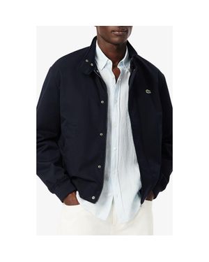 Lacoste Water Repellent Twill Jacket - Blue