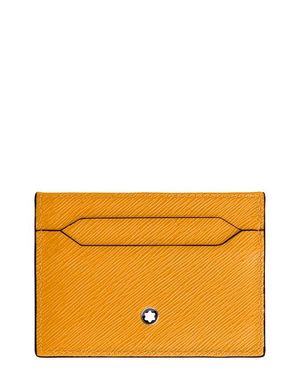 Montblanc Sartorial Leather Card Holder - Orange