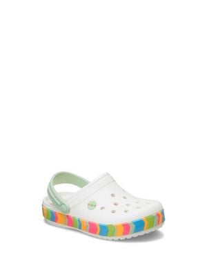 Crocs™ Kids' Chevron Band Clog - White