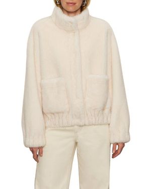 Sanctuary Coco Faux Fur Jacket - Natural
